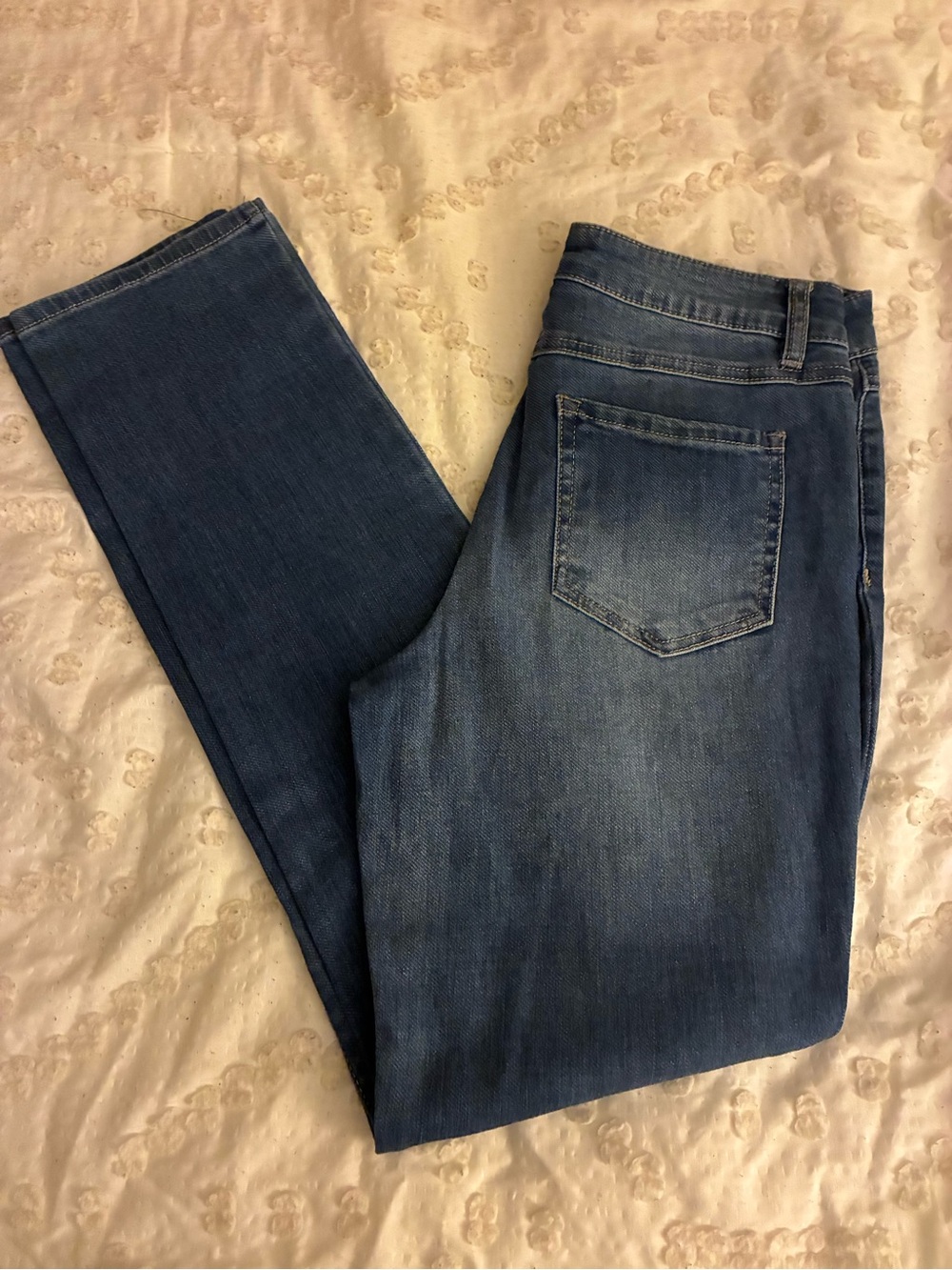 d. jeans Women's Dark Blue Straight leg Jeans - Picture 4 of 7